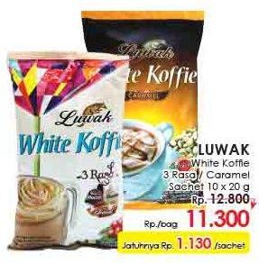 Promo Harga Luwak White Koffie 3 Rasa/Caramel  - LotteMart