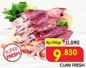 Promo Harga Cumi Cumi Fresh per 100 gr - Superindo