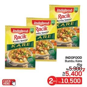 Promo Harga Indofood Bumbu Instan Kare 45 gr - LotteMart