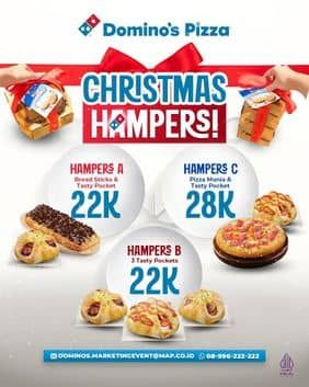 Promo Harga Christmas Hampers  - Domino Pizza