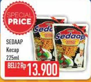 Promo Harga SEDAAP Kecap Manis per 2 pouch 225 ml - Hypermart