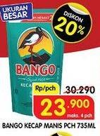 Promo Harga BANGO Kecap Manis 735 ml - Superindo