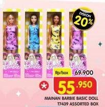 Promo Harga BARBIE Basic Doll Asst T7439  - Superindo