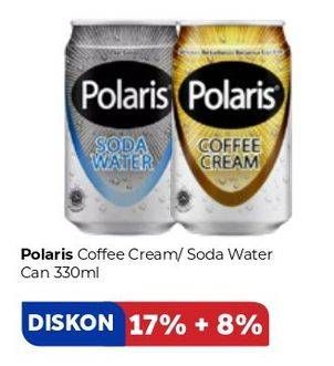 Promo Harga Polaris Coffe Cream/Soda Water  - Carrefour