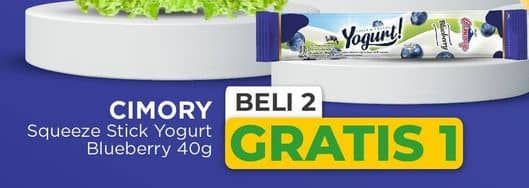 Promo Harga Cimory Yogurt Stick Blueberry 40 gr - Yogya