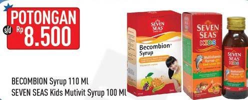 Promo Harga SEVEN SEAS Becombion Syrup/Kids Multivitamin Syrup  - Hypermart