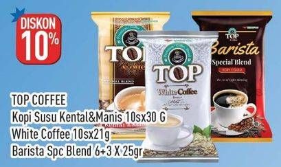 Promo Harga Top Coffee Kopi/Top Coffee White Coffee/Top Coffee Barista Special Blend  - Hypermart