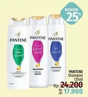 Promo Harga PANTENE Shampoo 135 ml - LotteMart