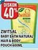 Promo Harga Zwitsal Natural Baby Bath 2 In 1 600 ml - Hypermart