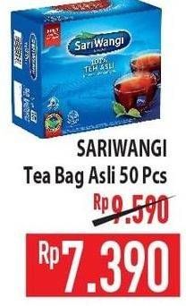 Promo Harga Sariwangi Teh Asli 50 pcs - Hypermart