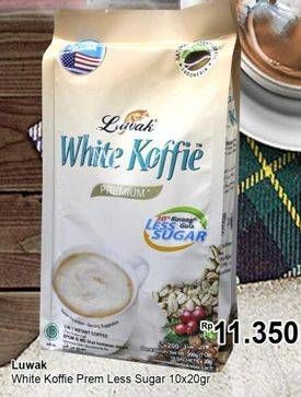 Promo Harga Luwak White Koffie 10 pcs - TIP TOP