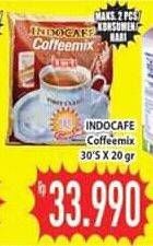 Promo Harga Indocafe Coffeemix per 30 sachet 20 gr - Hypermart