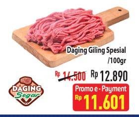 Promo Harga Daging Giling Sapi Spesial per 100 gr - Hypermart