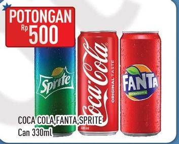 Promo Harga COCA COLA Minuman Soda 330 ml - Hypermart