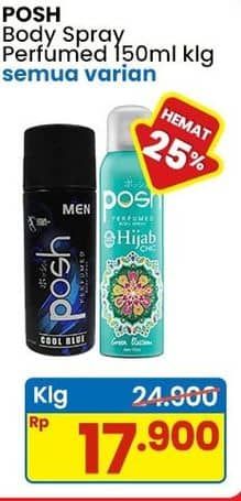 Promo Harga Posh Perfumed Body Spray All Variants 150 ml - Indomaret