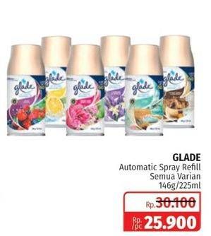 Promo Harga GLADE Matic Spray Refill All Variants 146 ml - Lotte Grosir