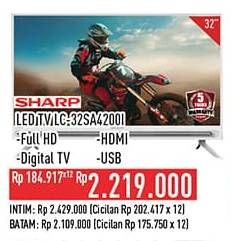 Promo Harga Sharp LC-32SA4200i | LED TV  - Hypermart