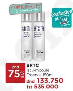 Promo Harga BRTC 1st Ampoule Essence 150 ml - Watsons