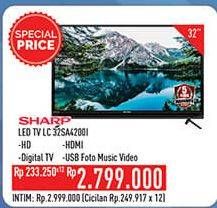 Promo Harga SHARP LC-32SA4200i | LED TV  - Hypermart