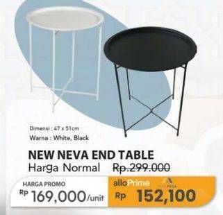 Promo Harga Neva End Table  - Carrefour