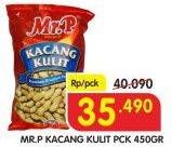 Promo Harga MR.P Kacang Kulit 450 gr - Superindo