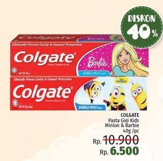 Promo Harga Colgate Toothpaste Minion & Barbie  - LotteMart