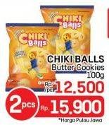 Promo Harga Chiki Balls Chicken Snack Butter Cookies 100 gr - LotteMart