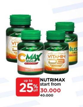 Promo Harga Nutrimax Product Supplement  - Watsons