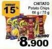 Promo Harga CHITATO Snack Potato Chips 68/75g  - Giant