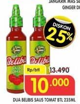 Promo Harga Dua Belibis Saus Tomat 235 ml - Superindo