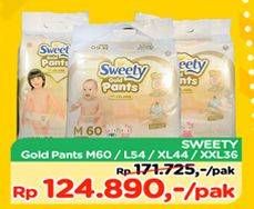 Promo Harga Sweety Gold Pants M60, L54, XL44, XXL36  - TIP TOP