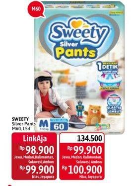 Promo Harga Sweety Silver Pants L54, M60 54 pcs - Alfamidi