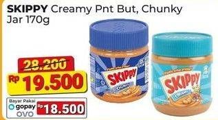 Promo Harga Skippy Peanut Butter Creamy, Chunky 170 gr - Alfamart