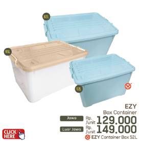 Promo Harga EZY Box Container 52000 ml - LotteMart