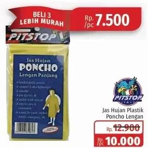 Promo Harga PITSTOP Jas Hujan Poncho Lengan Panjang  - Lotte Grosir