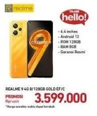 Promo Harga Realme 9 4G 8 GB + 128 GB  - Carrefour