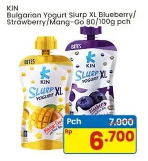 Promo Harga KIN Bulgarian Yogurt Blueberry, Strawberry, Manggo 200 ml - Indomaret