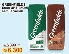 Promo Harga GREENFIELDS UHT All Variants 250 ml - Indomaret