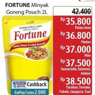 Promo Harga Fortune Minyak Goreng 2000 ml - Alfamidi