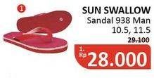 Promo Harga SUN SWALLOW Sandal Jepit 938 Man  - Alfamidi