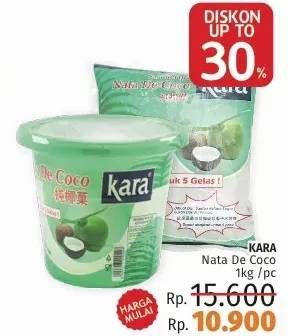 Promo Harga KARA Nata De Coco 1 kg - LotteMart