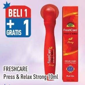 Promo Harga Fresh Care Minyak Angin Press & Relax Strong 10 ml - Hypermart