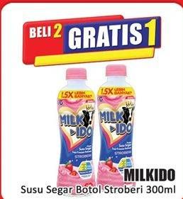 Promo Harga Milk Ido Susu Segar Strawberry 300 ml - Hari Hari