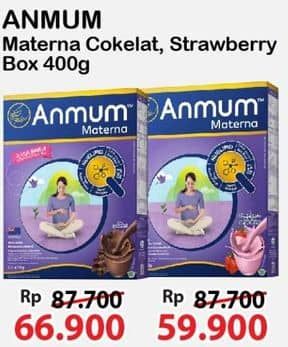 Promo Harga Anmum Materna Strawberry White Chocolate 400 gr - Alfamart