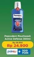 Promo Harga PEPSODENT Mouthwash Active Defense 300 ml - Indomaret