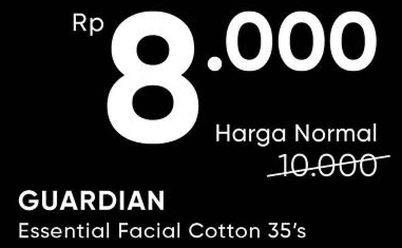 Promo Harga GUARDIAN Facial Cotton 35 gr - Guardian