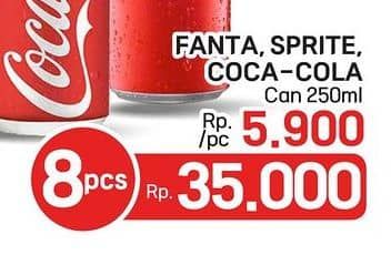 Promo Harga Fanta/Sprite/Coca Cola Minuman Soda  - LotteMart