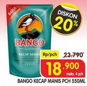 Promo Harga BANGO Kecap Manis 550 ml - Superindo