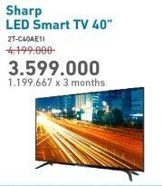 Promo Harga SHARP 2T-C40AE Smart LED TV  - Electronic City
