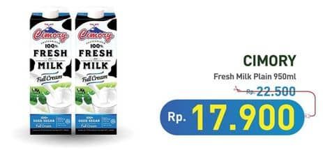 Promo Harga Cimory Fresh Milk Full Cream 950 ml - Hypermart